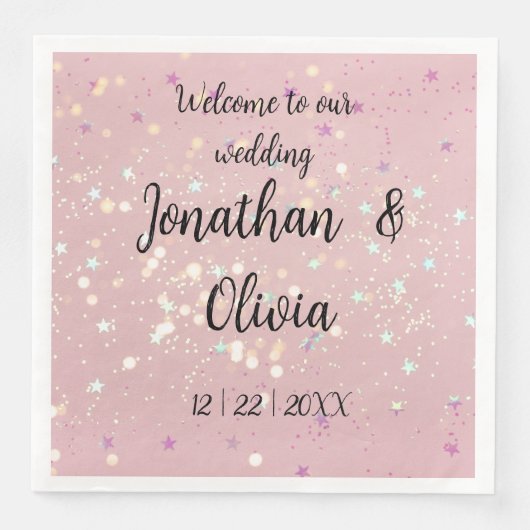 Romantic wedding flowers blooming garden servet (Voorkant)