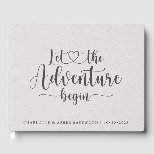 Romantic Wedding Gastenboek (Voorkant)