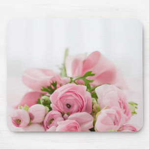 Romantic Wedding Love Soft Pink Flower Bouquet Muismat