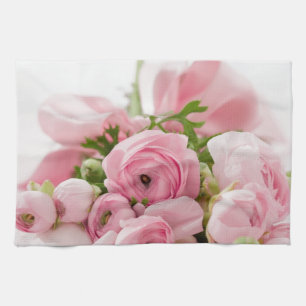 Romantic Wedding Love Soft Pink Flower Bouquet Theedoek