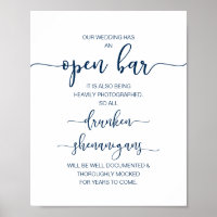 Romantic Wedding Open Bar, dronken shenanigans