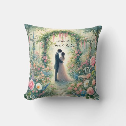 Romantic Wedding pastell Nr.3 Kussen (Voorkant)