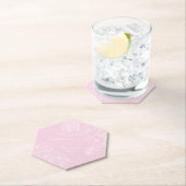 Romantic Wedding Peonies Blush Pink Kartonnen Onderzetters (Insitu)