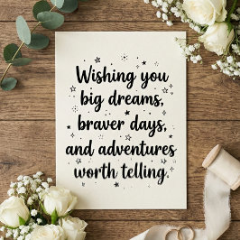 Romantic Wedding Quote Newlywed Bride Groom Kaart