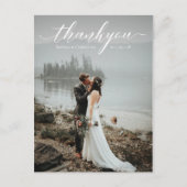 Romantic Wedding Script Dank u Briefkaart (Voorkant)
