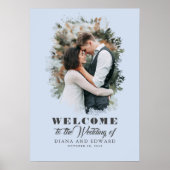 Romantic Welkomstteken voor bruiloft rond Romantic Poster (Voorkant)