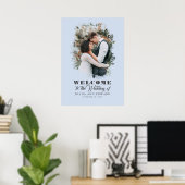 Romantic Welkomstteken voor bruiloft rond Romantic Poster (Thuiskantoor)