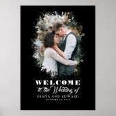 Romantic Welkomstteken voor bruiloft rond Romantic Poster (Voorkant)