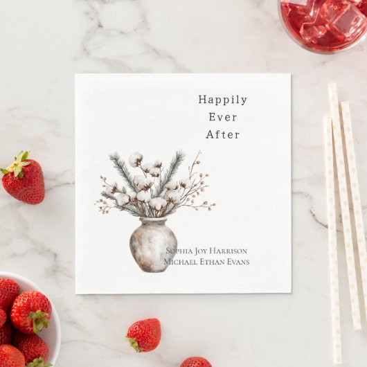 Romantic White Flowering Tree in Vase Wedding Servet (Insitu)