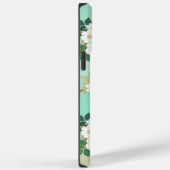 Romantic White Flowers Mint Waterverf Design Case-Mate iPhone Case (Achterkant / Rechts)