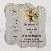 Romantic White Hydrangea Pink Kaart (Voorkant / Achterkant)