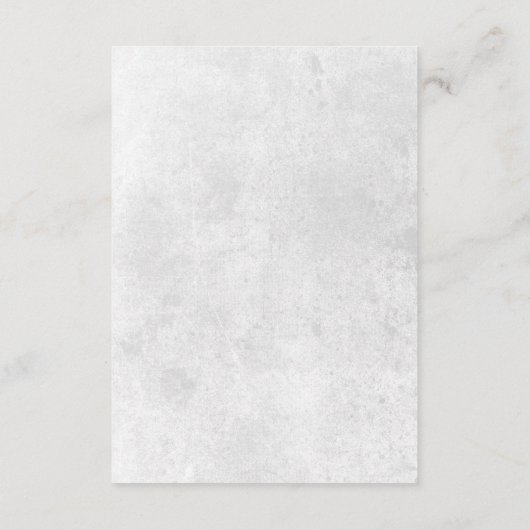 Romantic White Pink Floral Wedding Details Kaart (Achterkant)