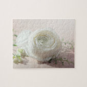 Romantic White Rose Legpuzzel (Horizontaal)