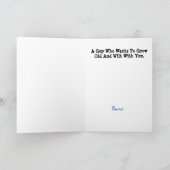 Romantic Wilde Bloemkaart Kaart (Binnen)