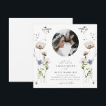 Romantic Wildflower Calligraphy Wedding Invitation Kaart<br><div class="desc">Romantic Wildflower Calligraphy Wedding Invitation. Rol neer en klik op dit collectie om de volledige reeks te vinden.</div>