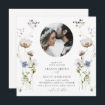 Romantic Wildflower Calligraphy Wedding Invitation Kaart<br><div class="desc">Romantic Wildflower Calligraphy Wedding Invitation. Rol neer en klik op dit collectie om de volledige reeks te vinden.</div>