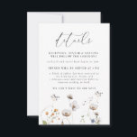 Romantic Wildflower Wedding Enclosure Kaart<br><div class="desc">Romantic Wildflower Wedding Enclosure Kaart. Rol neer en klik op dit collectie om passende punten te vinden.</div>