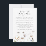Romantic Wildflower Wedding Enclosure Kaart<br><div class="desc">Romantic Wildflower Wedding Enclosure Kaart. Rol neer en klik op dit collectie om passende punten te vinden.</div>