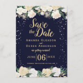 Romantic Winter Photo Save the Date (Voorkant)