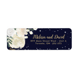 Romantic Winter Return Address Labels