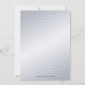 Romantic Winter Wonderland Weddenschap Kaart (Achterkant)