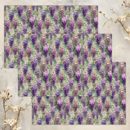 ROMANTIC WISTERIA DECOUPAGE TISSUE PAPER TISSUEPAPIER