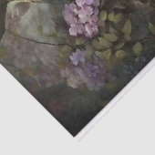 Romantic Wisteria Woman Portrait Decoupage Tissuepapier (Detail)