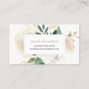 Romantic Woodland Calling Cards Contactkaartje
