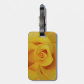 Romantic Yellow Rose Petals Bagagelabel (Achterkant verticaal)