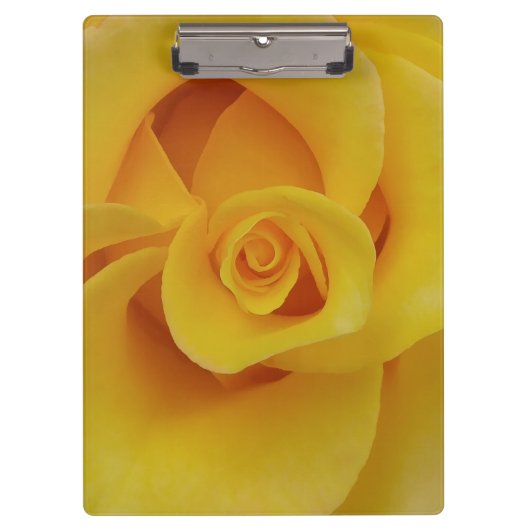 Romantic Yellow Rose Petals Klembord (Voorkant)