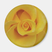 Romantic Yellow Rose Petals Magneet (Voorkant)