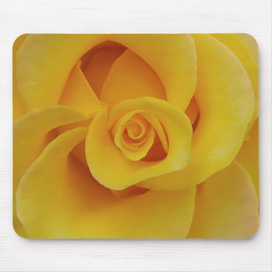 Romantic Yellow Rose Petals Muismat (Voorkant)