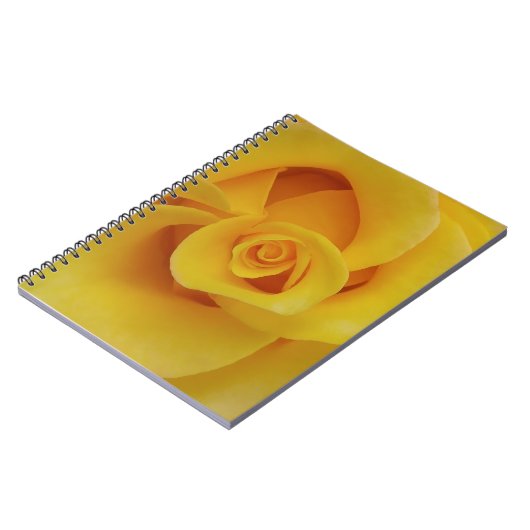 Romantic Yellow Rose Petals Notitieboek (Linkerzijde)