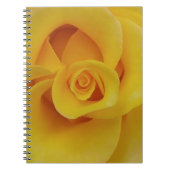 Romantic Yellow Rose Petals Notitieboek (Voorkant)
