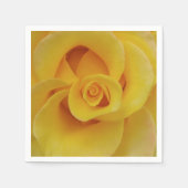 Romantic Yellow Rose Petals Servetten (Voorkant)