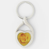 Romantic Yellow Rose Petals Sleutelhanger (Voorkant)