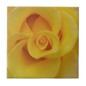 Romantic Yellow Rose Petals Tegeltje (Voorkant)