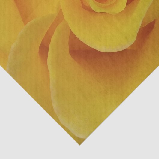 Romantic Yellow Rose Petals Tissuepapier (Detail)
