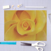 Romantic Yellow Rose Petals Tissuepapier