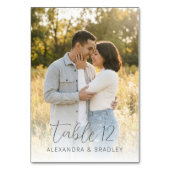 Romantic Yellow Rustic Photo Kaart (Voorkant)