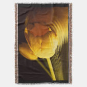 Romantic Yellow Tulip Deken (Voorkant Verticaal)