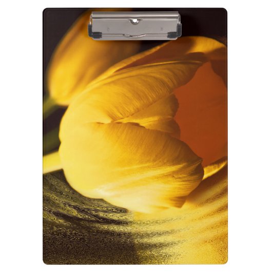 Romantic Yellow Tulip Klembord (Voorkant)