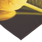 Romantic Yellow Tulip Korte Tafelloper (Hoek)