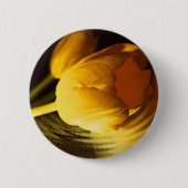 Romantic Yellow Tulip Ronde Button 5,7 Cm (Voorkant)