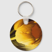 Romantic Yellow Tulip Sleutelhanger (Voorkant)