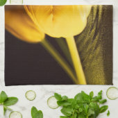 Romantic Yellow Tulip Theedoek (Gevouwen)