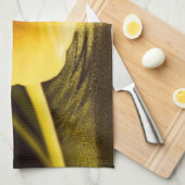 Romantic Yellow Tulip Theedoek (Quarter Fold)