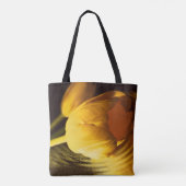 Romantic Yellow Tulip Tote Bag (Achterkant)