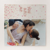 Romantic You and Me Valentijnsdag Foto Legpuzzel (Horizontaal)