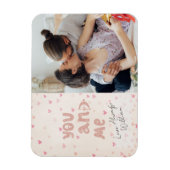 Romantic You and Me Valentijnsdag Photo Holiday Magneet (Verticaal)